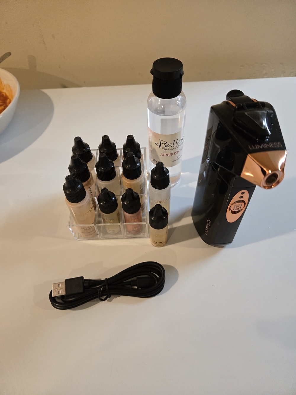 LuminEssence Airbrush Makeup System with Shade Bottles